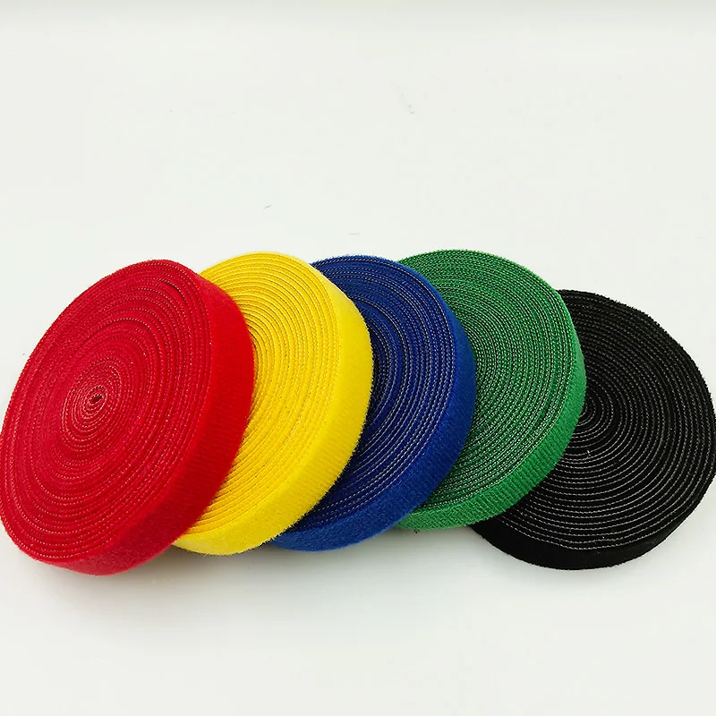 

1M Adhesive Fastener Tape Magic Velcro tape Hook Loop Side Nylon Sticker Disks Tape Sewing Adhesive