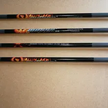 12 шт./партия 31 дюймов чистого углерода стрелка вал с цветным логотипом, ID0.24", прямолинейность