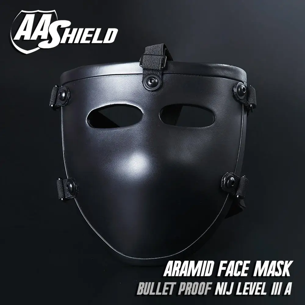 AA Shield Ballistic Visor Face Bulletproof Glass Mask For Fast Helmet Body Armor Mask NIJ Lvl IIIA 3A Teijin Mask Aramid Code AA Shield Ballistic Visor Face Bulletproof Glass Mask For Fast Helmet Body Armor Mask NIJ Lvl IIIA 3A Teijin Mask Aramid Code