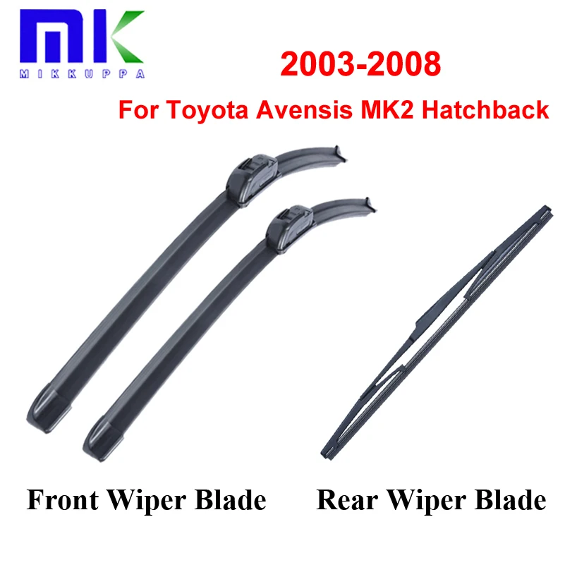 Щетки стеклоочистителя для Toyota Avensis 2 хэтчбека 2003 2004 2005 2006 2007 2008 резиновые