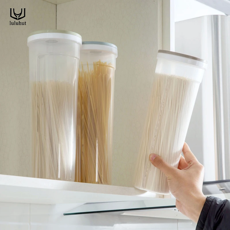 Luluhut Новый кухонный ящик для хранения noddles японский стиль пластиковые зерна