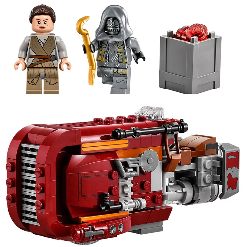 Lepin 05001 Star Kid Toys Plan Force Awaken Reys Speeder Assembling