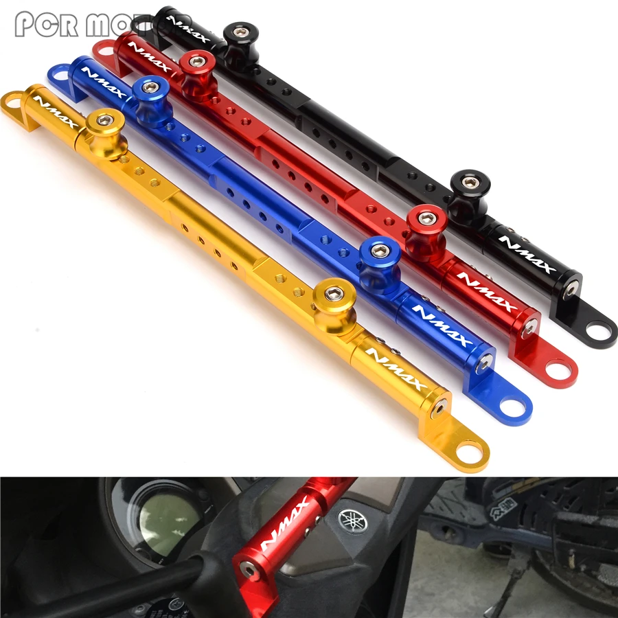 

For YAMAHA NMAX 155 N-MAX 155 2015-2016 CROSSBAR (GPS,Cellphone Holder) Steering Damper Stabilizer
