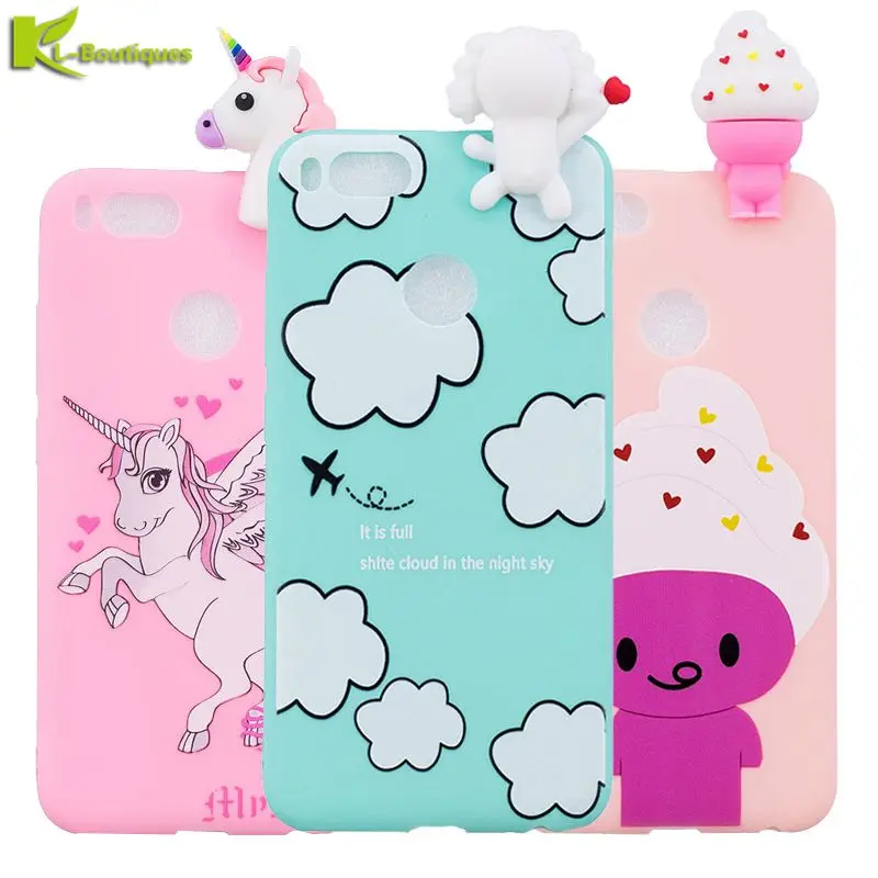 

Xiaomi Mi A1 Phone Case on for Xiaomi mi a1 Cover for Xiaomi Mi 5X Redmi 5A Fundas 3D Silicon Doll Toys Cartoon Soft TPU Case