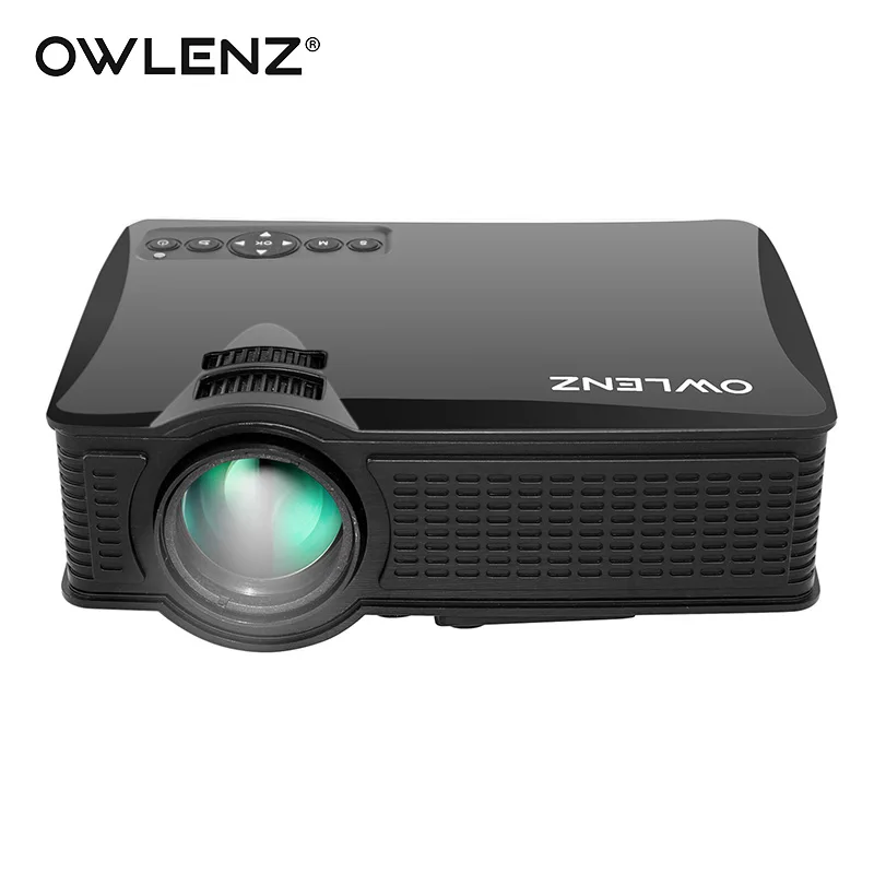 Owlenz 1500 люмен SD50 мини Портативный фильм ЖК проектор HDMI VGA AV Пико дома Театр Бимер
