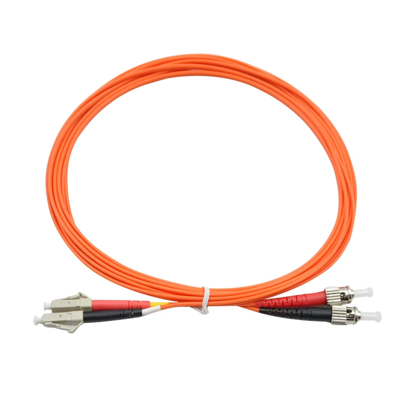 

15 Meters LC-ST Fiber Optic Cable MultiMode Duplex Patch Cord OM2 50/125 15M