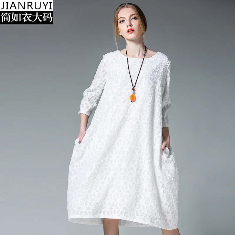 4XL женские осенние вечерние платья 2017 европейские свободные Короткие