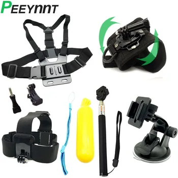 

Peeynnt Accessories Set for Gopro heor 7 for Go pro 6 5 Session 3+ 4 Kit Monopod Mount for SJCAM SJ4000 Xiaomi Yi 4K EKEN H9