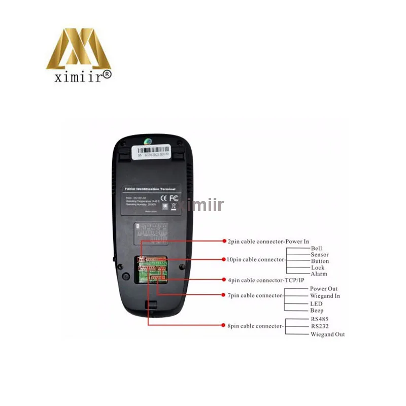 MultiBio 700/Iface7 с распознаванием лица по отпечаткам пальцев уход за кожей лица и контроля доступа по отпечаткам пальцев и посещаемость времени