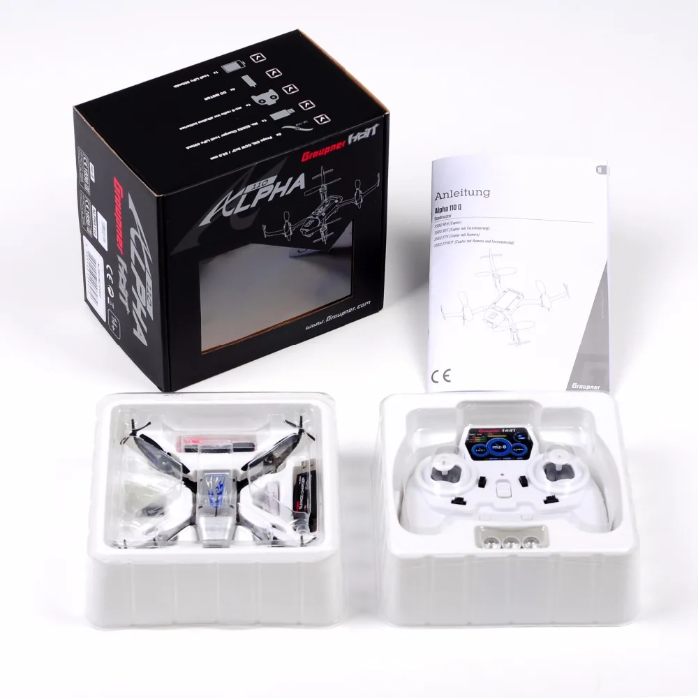 Graupner Alpha 110 Quad Copter RTF RC With Remote Control Drone