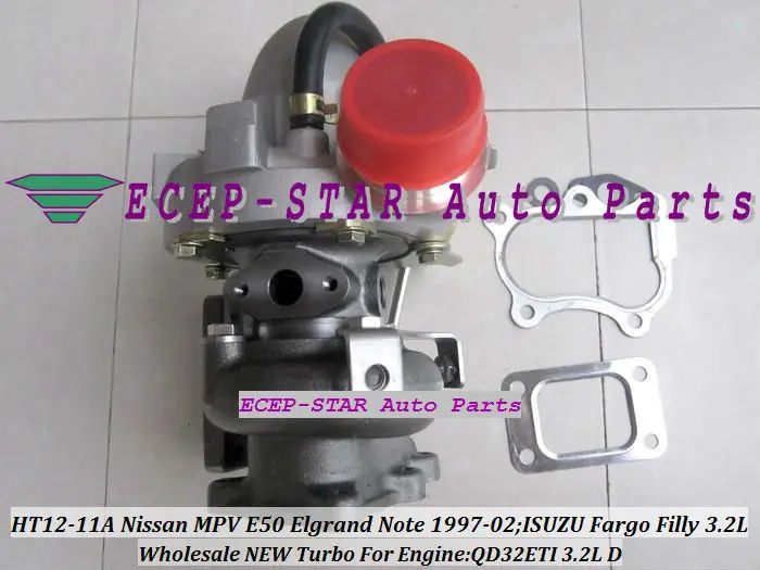 HT12-11A HT12-11B 047-274 14411-1W400 14411-1W401 Turbo для NISSAN MPV E50 Elgrand Note 97-02 для ISUZU Fargo Filly QD32ETI 3.2L