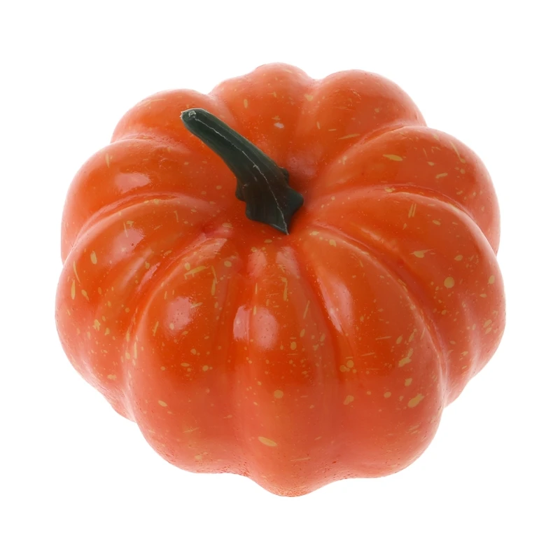 Artificial Pumpkin Decoration Lifelike Halloween Artificial Pumpkin Fake Fruit Vegetable Home Party Decor