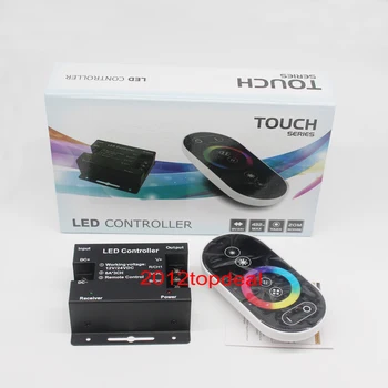 

18A 216W DC12V Wireless RF Dimmer Control Touch Remote 3528 5050 RGB LED Strip