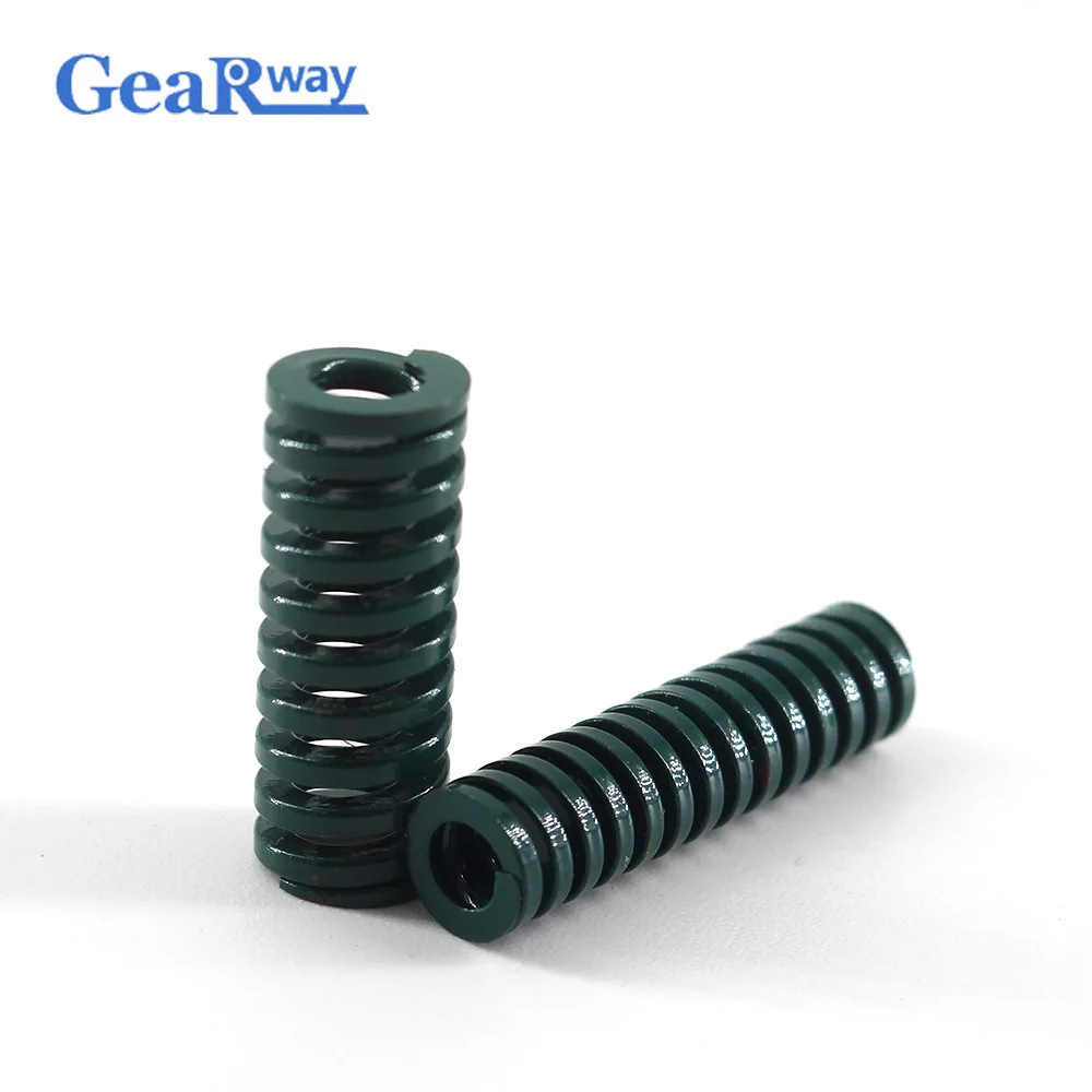 Gearway 4 шт. зеленый штамповочный пружинный длинный 28% коэффициент сжатия