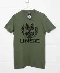 Вдохновленный Halo T Shirt-UNSC-8 Ball t shirts топы оптом футболка на заказ Экологичная печатная Футболка дешевая оптовая продажа