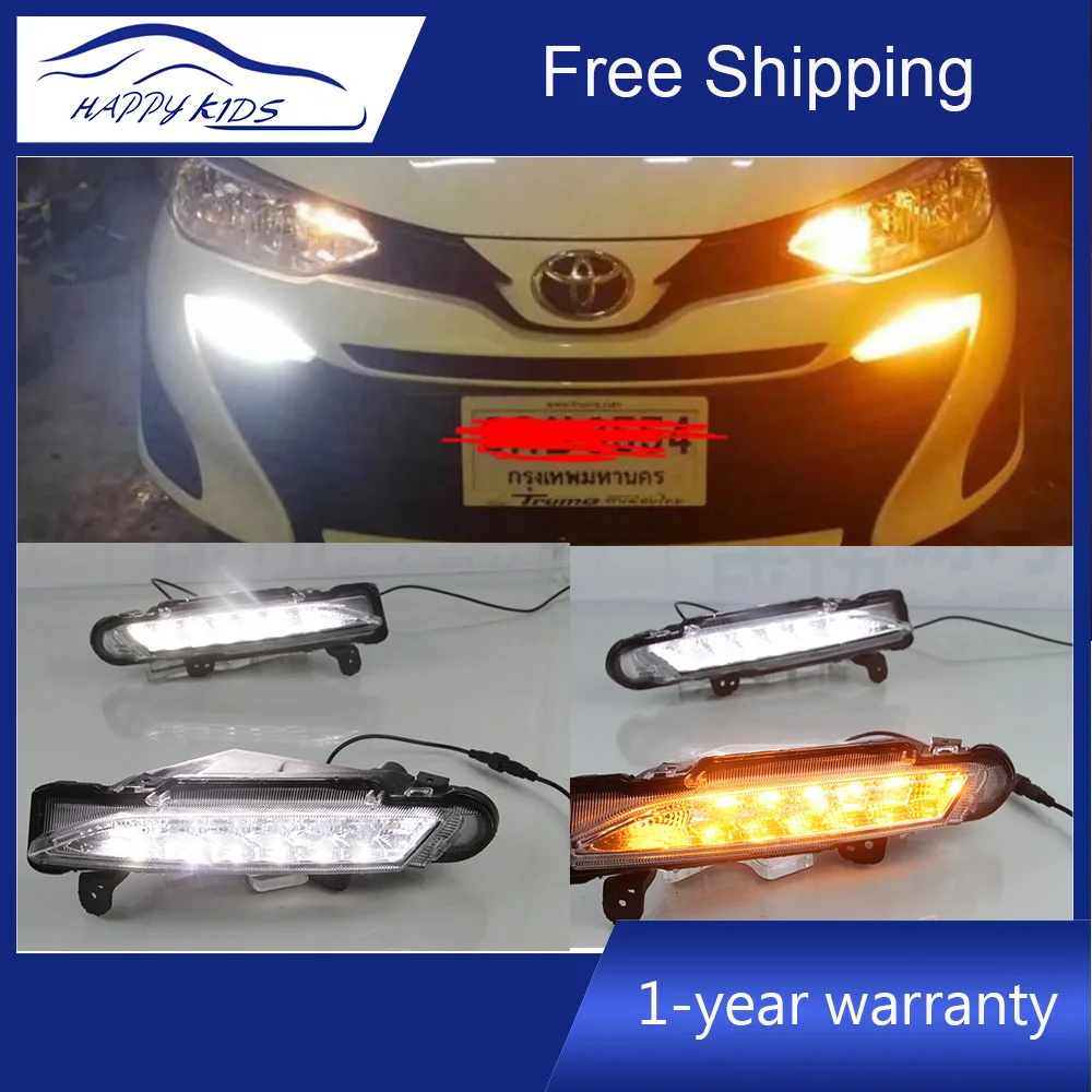 Реле поворотных сигналов для Toyota Yaris Ativ Vios 2017 2018 желтое водонепроницаемое 12 В