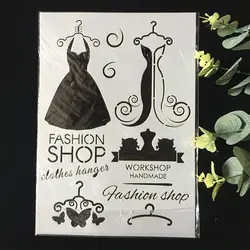 Новый A4 Fashon магазин Lady Одежда DIY Craft наслоения Трафареты настенная живопись штампованная для скрапбукинга тиснильный альбом Бумага шаблон