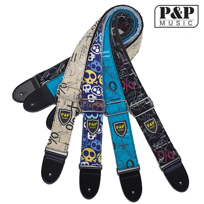 P&P Guitar strap guitar strap Electric Bass Guitar Straps multi color