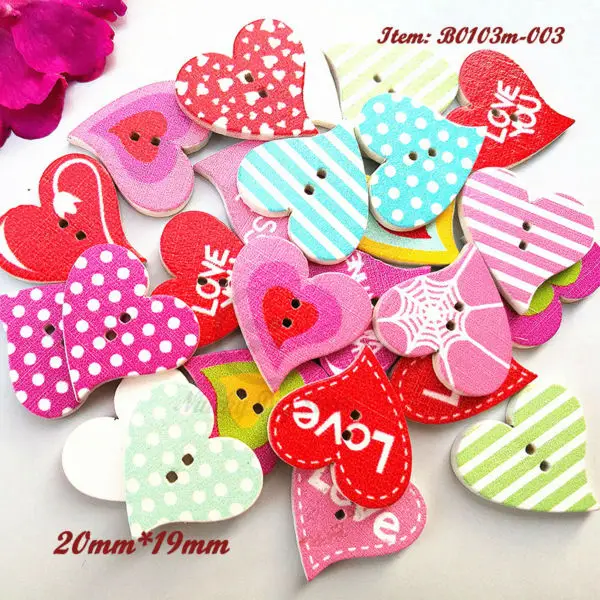 

Кнопки Love 250 шт., деревянные декоративные кнопки в форме сердца для шитья, скрапбукинга для вечеринки, свадьбы, декоративные материалы