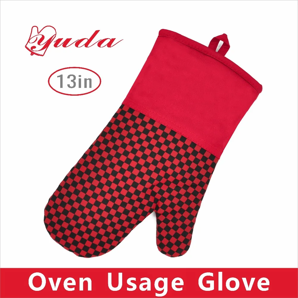 High quality yuda BSG 16005F The Best food grade non slip bake bbq glove oven mitt 1pieceoven
