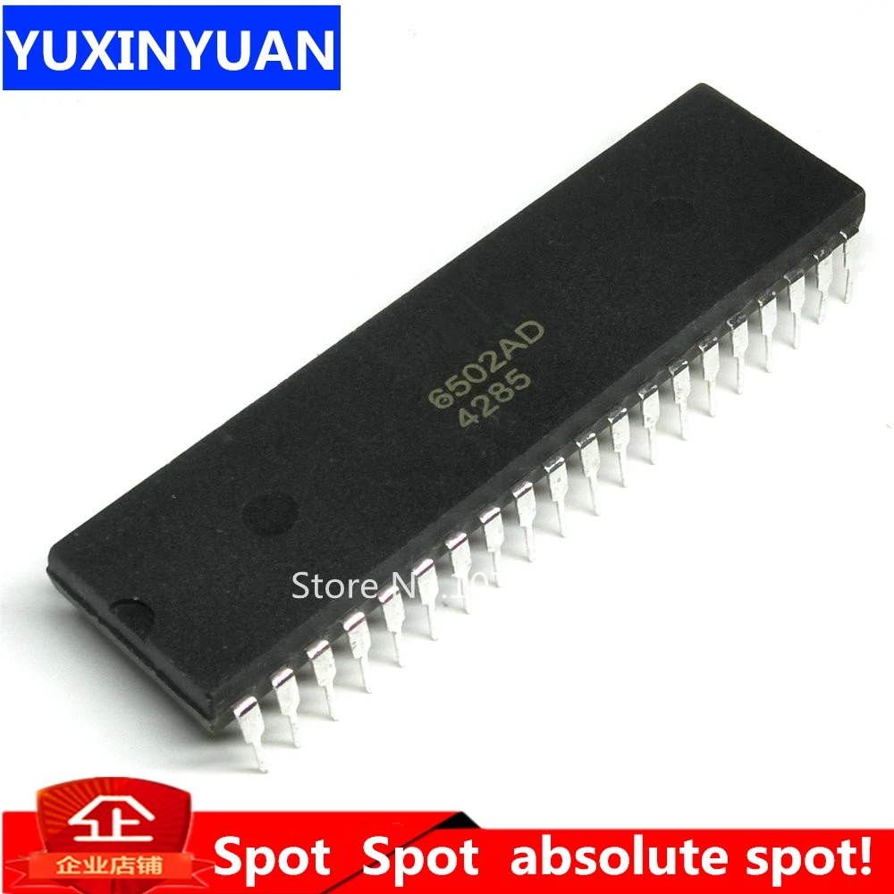 YUXINYUAN 1 шт. Mos 6502 MOS6502 6502AD R65C02AP MOS-6502 DIP-40 может быть куплен напрямую | Электронные