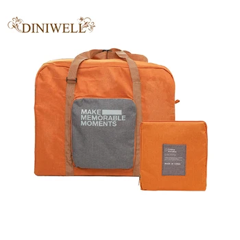 

Fashion Travel Luggage Bag Big Capacity Folding Carry-on Duffle Bag Foldable Nylon Zipper WaterProof Travel Portable Bag 32L