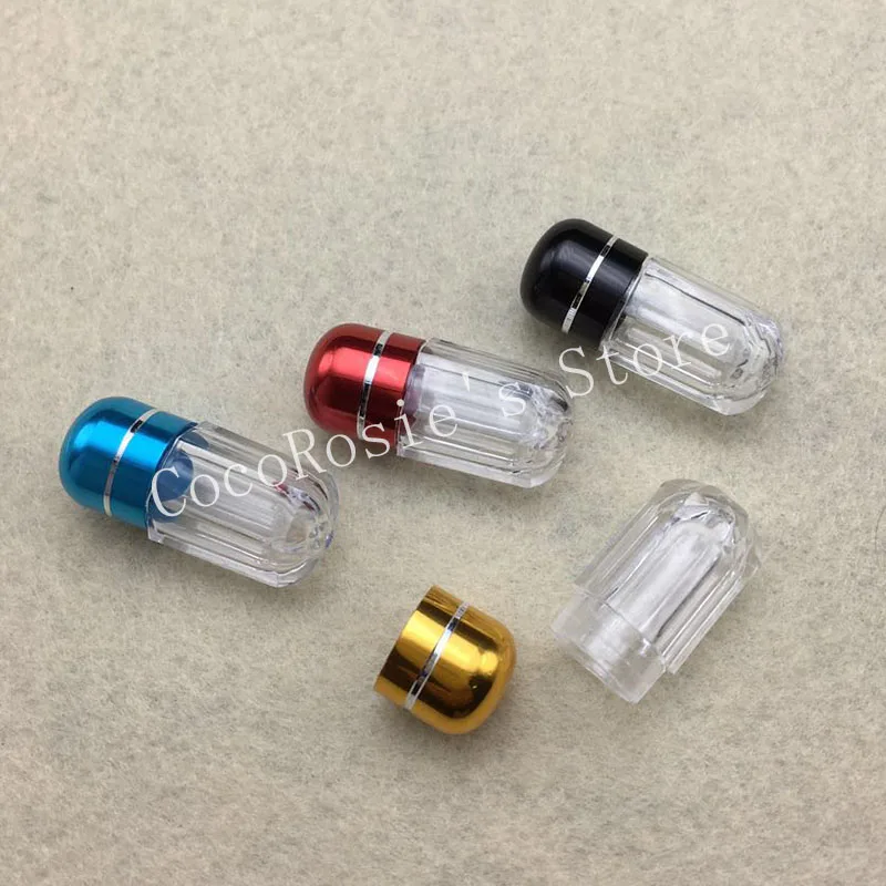 

100pcs/lot 1g Capsules bottle mini small bottle for powder Capsules 1ml plastic bottle
