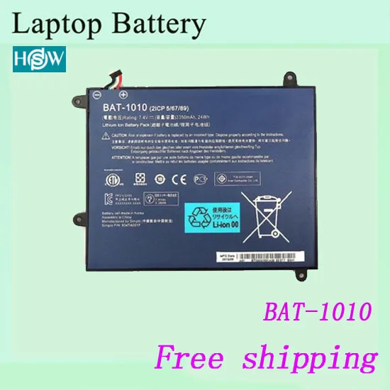 7.4 В 3260 мАч оригинальный Бэтти для Acer Iconia Tab A500 bat1010 летучая мышь-1010 bt00203002 bt00203008 |