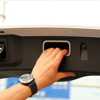 

For Geely Atlas 2016 2017 2018 Stainless Steel Accessories Car Back Rear Trunk Box Handle Bowl Frame Panel Cover Trim