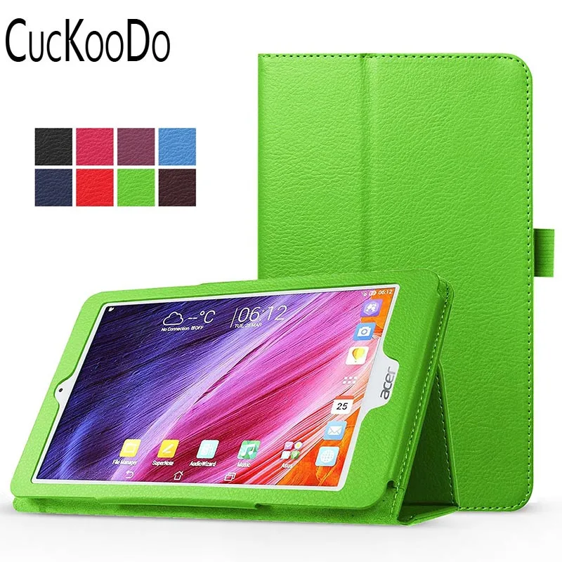 

CucKooDo Smart PU Leather Case Cover With Holder / Wallet Automatic Sleep/Wake Function For Acer Iconia One 8 B1-810 Tablet