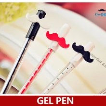 36 шт./партия, НОВАЯ тонкая гелевая ручка с усами для детей, новинка, гелевая ручка с усами в Корейском стиле