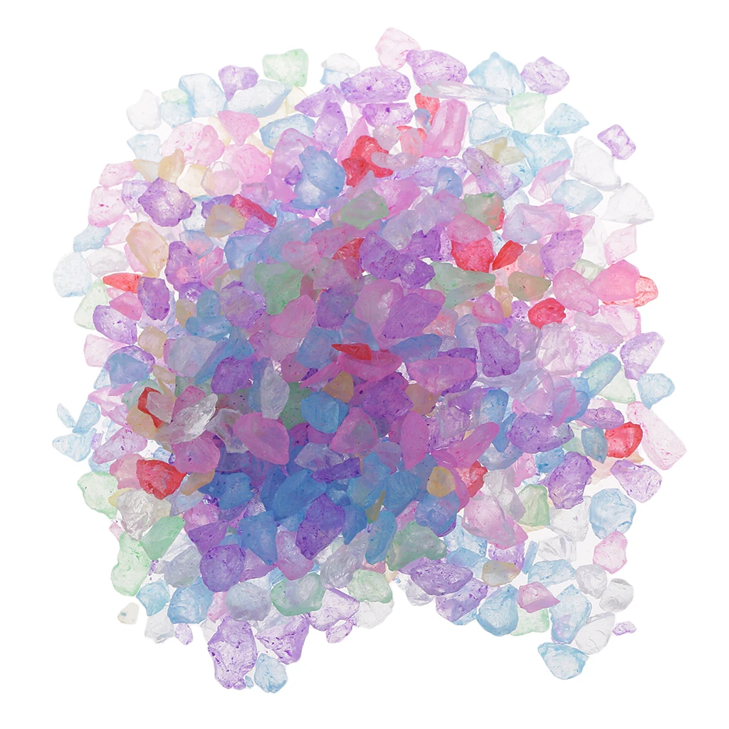 20g Colored Decorative Crystal Sand DIY Jewelry Vase Filler Fish Tank Decor