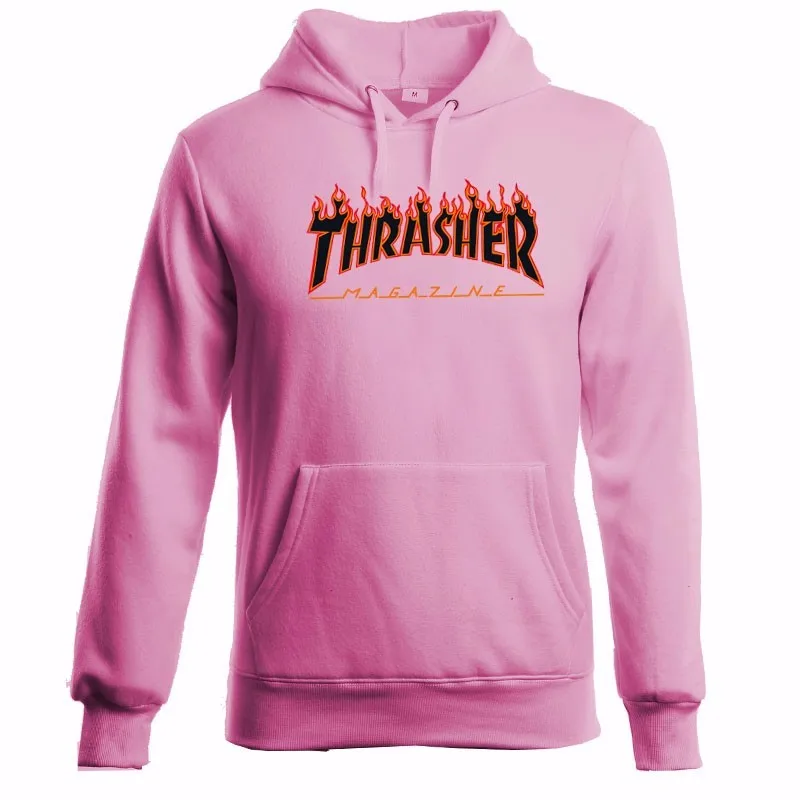 hot pink thrasher hoodie