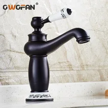 Retro Black Basin Faucet Bathroom Oil Rubbed Bronze Classic Sink Faucet Deck Mounted Single Handle Mixer Water Taps S79-350 Retro Black Basin Faucet Bathroom Oil Rubbed Bronze Classic Sink Faucet Deck Mounted Single Handle Mixer Water Taps S79-350
