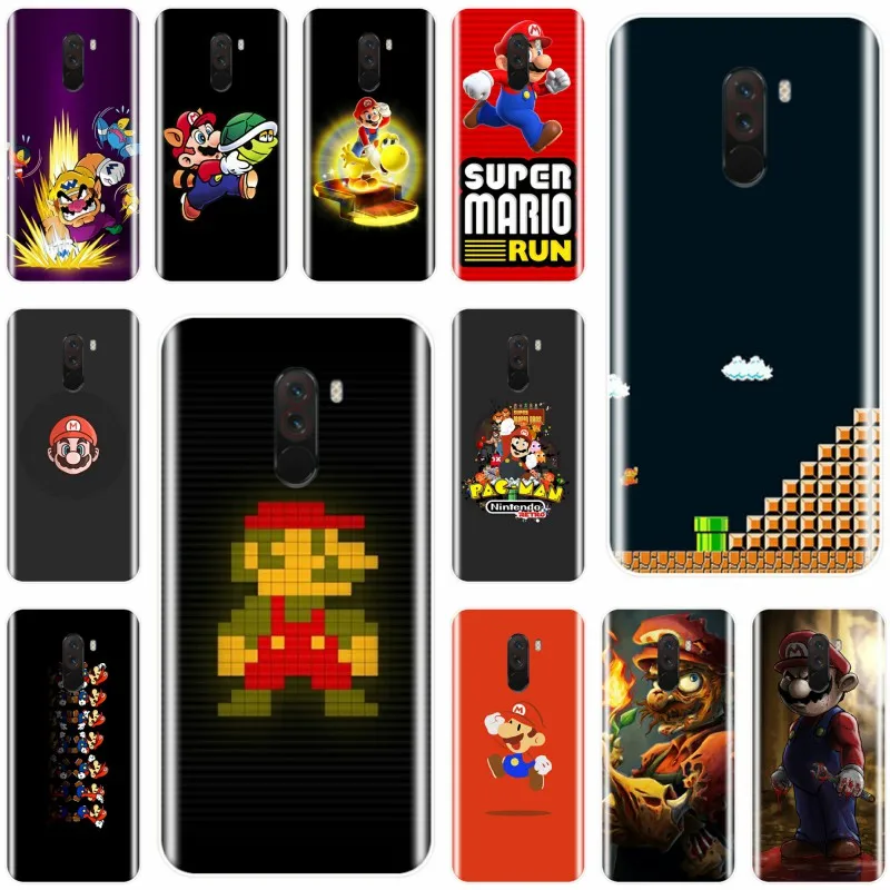 

Cartoon Super Marios Black Cover Soft Silicone For redmi 4 4A 4X 5 5A 6 6A 7 5PLUS NOTE4 5 6 7 5A NOTE5PRO Phone Case