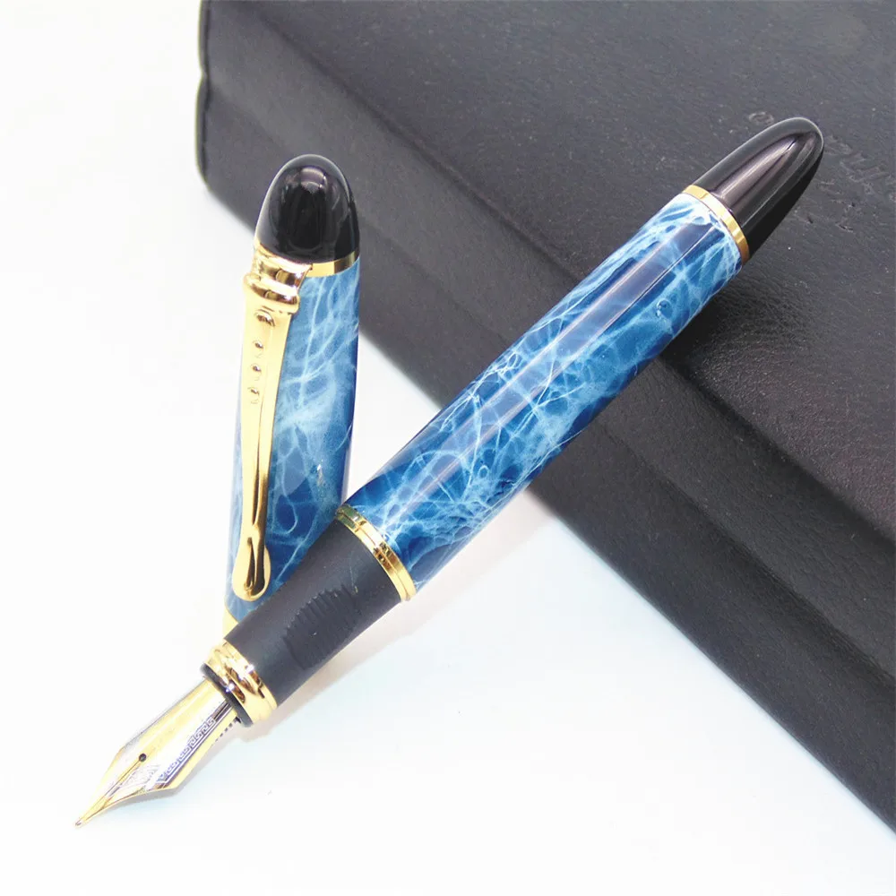 Pens JINHAO X450 Blue Business office Medium Nib Fountain Pen New Other