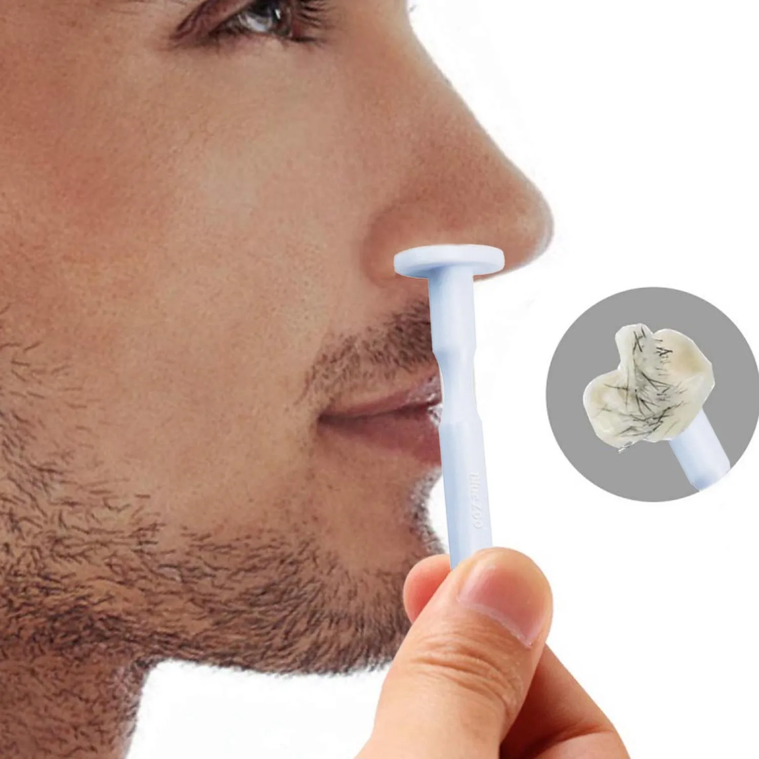 60 шт Одноразовые Носовые восковые Аппликаторы палочки лопатки для ноздри носовые для чистки ушных волос удаление волос на лице