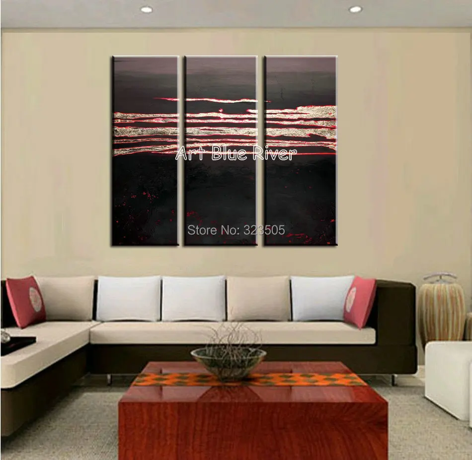 Online kopen wholesale zilver canvas art uit china zilver canvas ... Zwart witte kamer