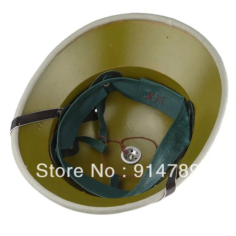  VIETNAM WAR ARMY HAT NVA VIETCONG VC PITH HELMET GRAY-33662