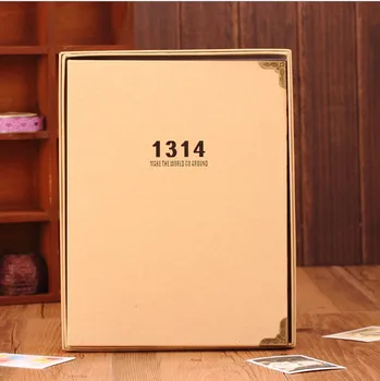 

Hot Sale High Grade 30 Black Papers Photo Album With Box Baby Children Family Lovers Birthday Gift Youth Memory Photo Album