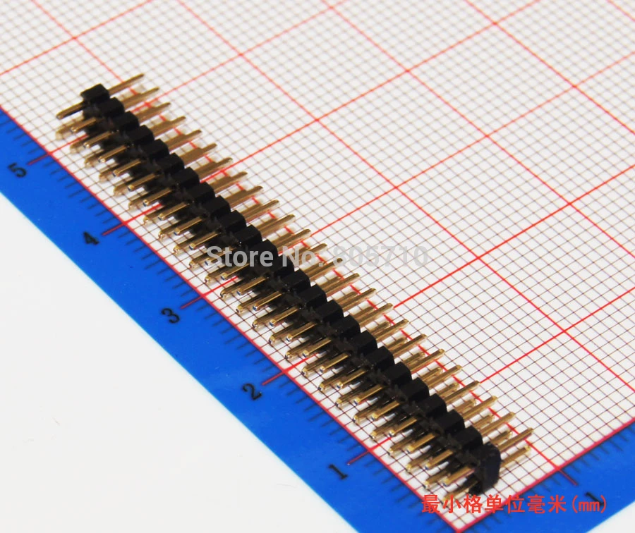 

2.0m 2*25P 8.8mm Pin Header, Dual Row,Single plastic, Straight 180o ,IDC-50, gold-plated 100pcs/lot Free Shipping