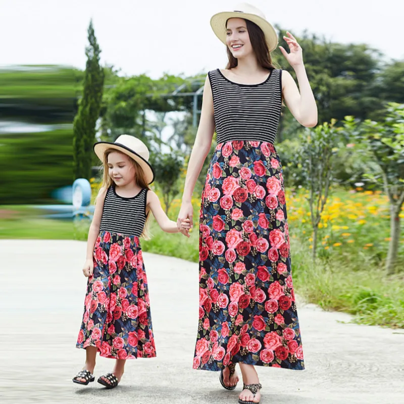 matching girls dresses