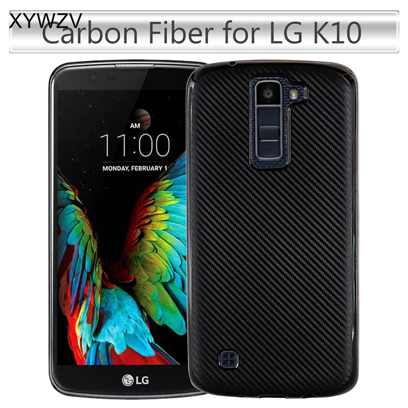 

XYWZV For LG K10 Case 5.3" Soft TPU Silicone Shockproof Phone Case For LG K10 Cover LG K10 Coque For LGK10 Funda M2 K420N K430DS