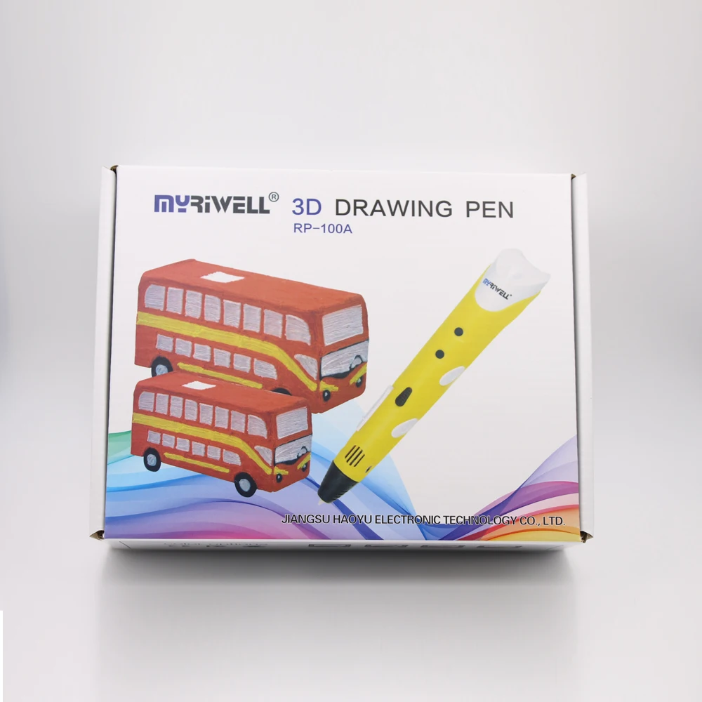 Myriwell 3d печать pen1.75 мм ABS Смарт 3D Ручка для рисования+ адаптер нить креативный подарок для детей дизайн живопись