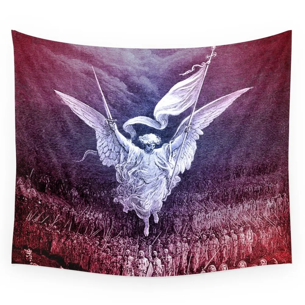 Fashion Mandala Tapestry Archangel Michael Printed Wall Hanging ...