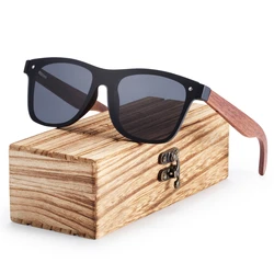 BARCUR Black Walnut Sunglasses Men Polarized UV400 Protection Sun Glasses Women Eyewear BARCUR Black Walnut Sunglasses Men Polarized UV400 Protection Sun Glasses Women Eyewear