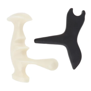 

2pcs Self Massage Tool Thumb Saver Massager Myofascial Release for Home Salon Spa - Black White