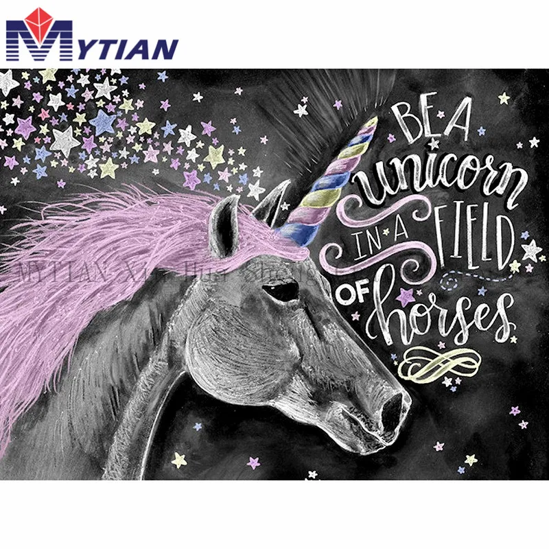 R072603Full-square-diamond-5D-DIY-diamond-embroidery-lonely-unicorn-diamond-painting-Cross-Stitch-Rhinestone-mosaic-home