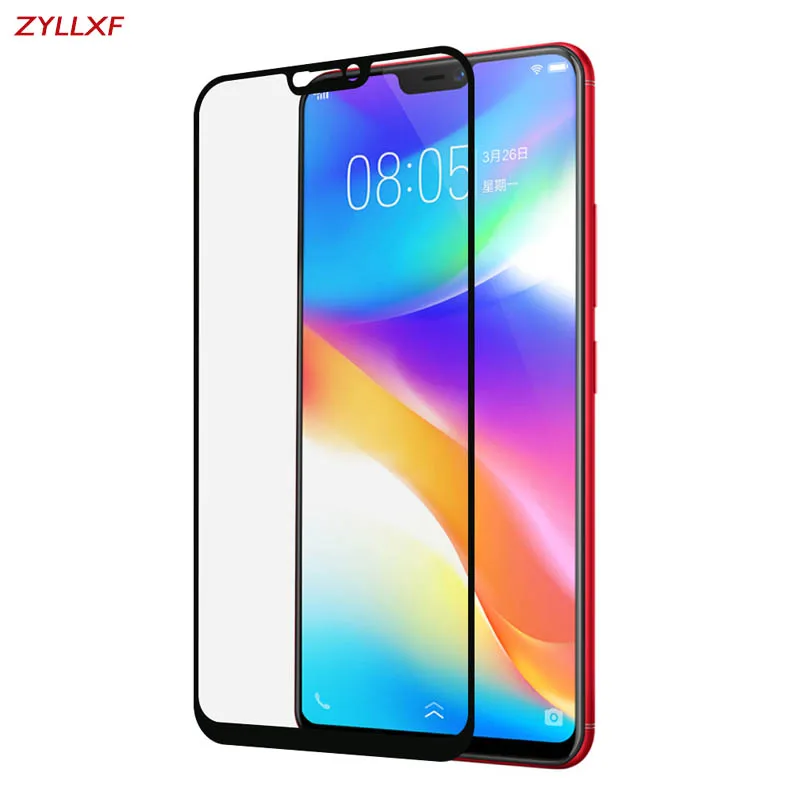 2 шт для Vivo Y85 полное покрытие Закаленное стекло Защитная пленка 9H 2.5D 6 26