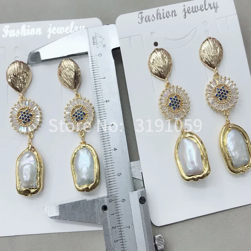 

Women's fashion retro round pearl earrings are popular in Europe and America